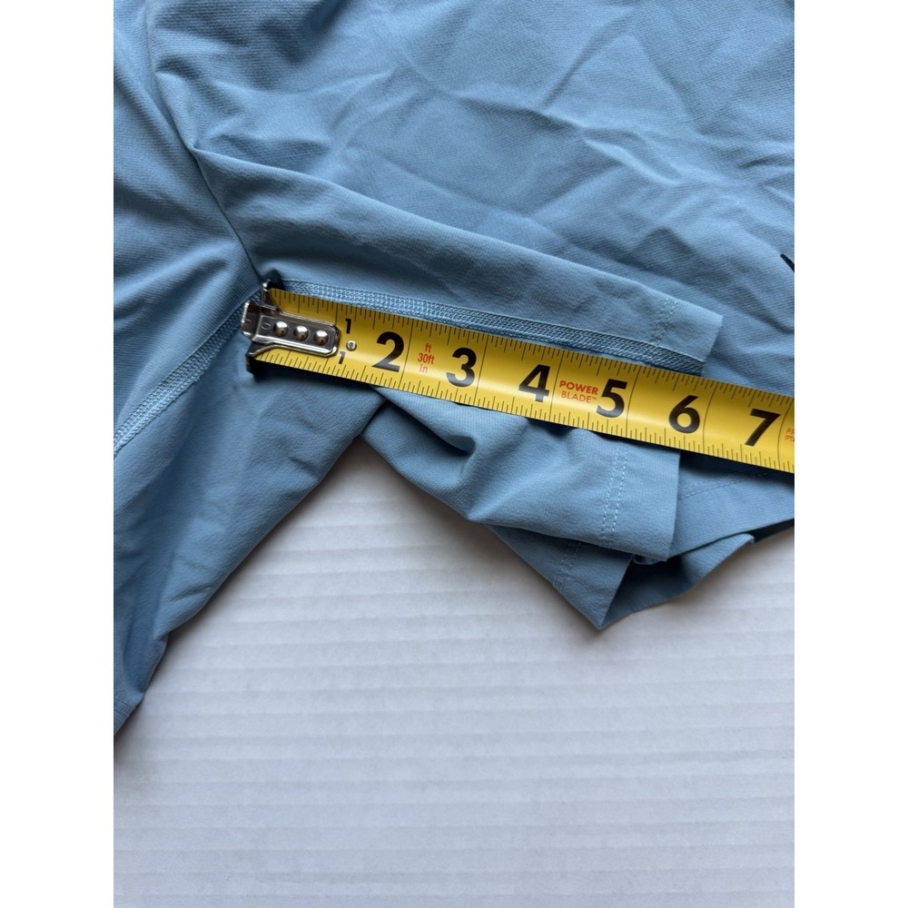 Nike Yoga Dri Fit Lined Shorts Men's Medium Blue - Picture 9 of 11